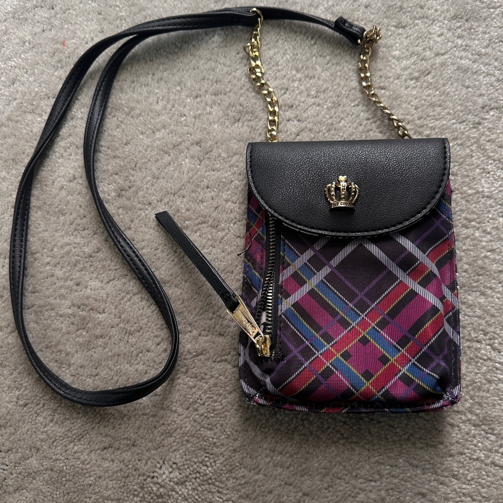 Juicy Couture Crossbody Bag with Crown Accent